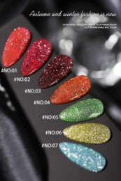 Colors Flashing Diamond Gel Nail Polish 001