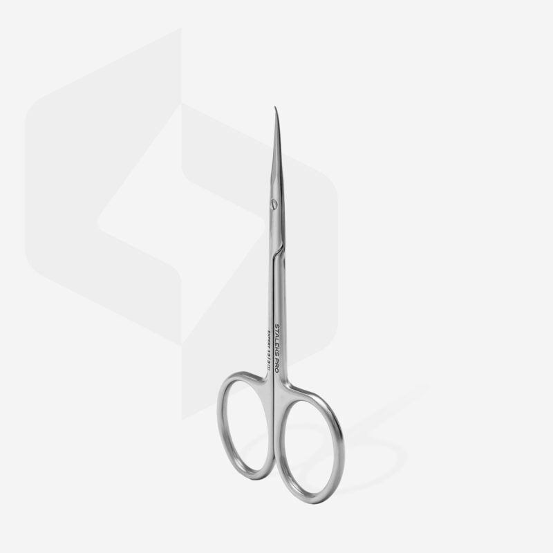 Professional cuticle scissors with hook for left-handed users EXPERT 13 TYPE 3